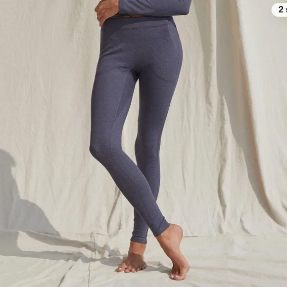 lunya Pants Jumpsuits Lunya Restore Pocket Legging Charcoal Grey Poshmark